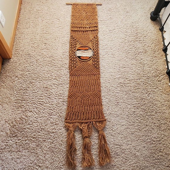 vintage hand made Other - Vintage 60's 70's Macrome Wall Hanging